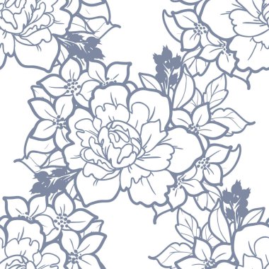 Kusursuz çiçek deseni