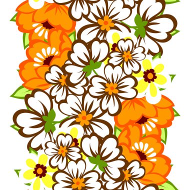 Sorunsuz suluboya çiçek deseni