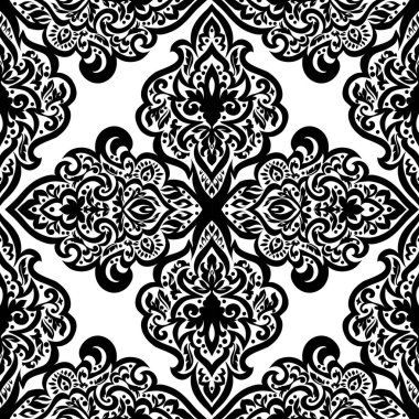 Kusursuz tek renkli süsleme deseni