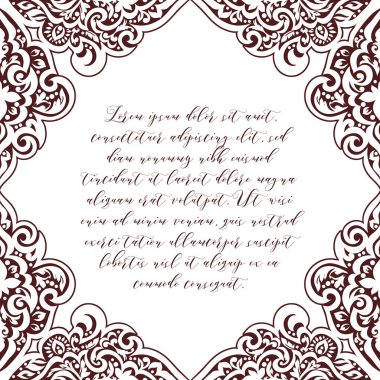 Tek renkli sanat davetiye