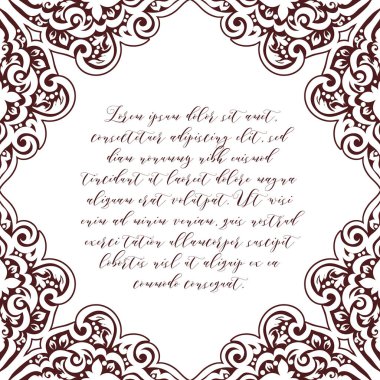 Tek renkli sanat davetiye