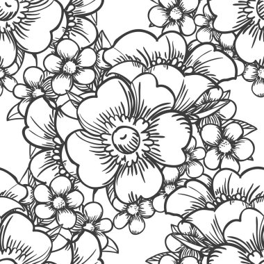 Kusursuz çiçek deseni