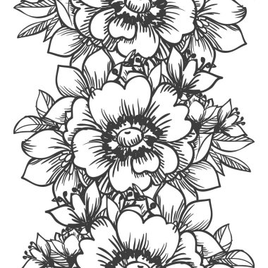 Kusursuz çiçek deseni