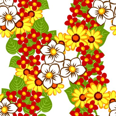 Kusursuz çiçek deseni