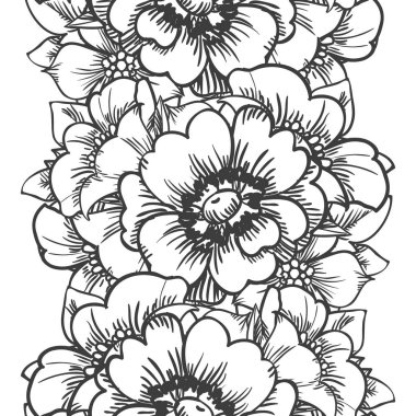 Kusursuz çiçek deseni