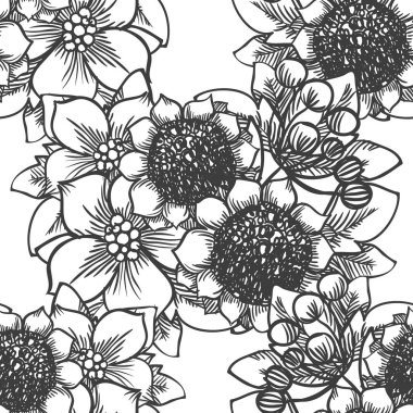 Kusursuz çiçek deseni