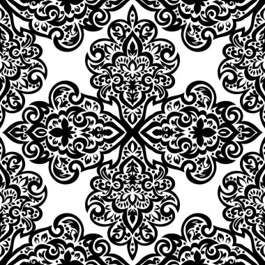 Kusursuz tek renkli süsleme deseni