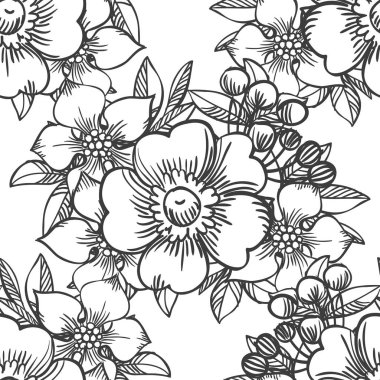 Kusursuz çiçek deseni