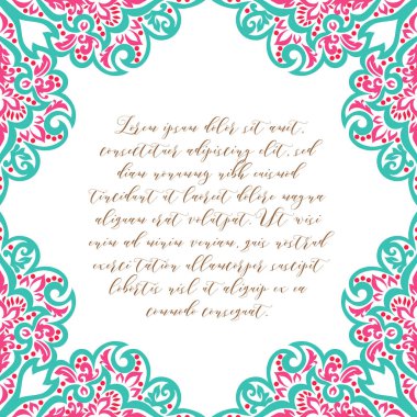 Tek renkli sanat davetiye