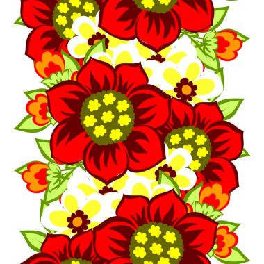 Kusursuz çiçek deseni