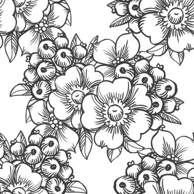 Kusursuz çiçek deseni