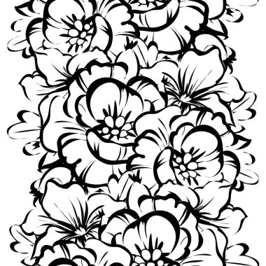 Kusursuz çiçek deseni