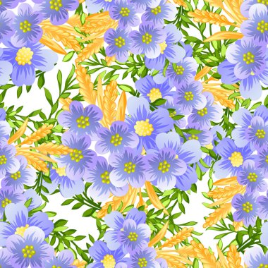 Sorunsuz suluboya çiçek deseni