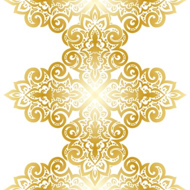 Kusursuz tek renkli süsleme deseni