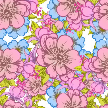 Kusursuz çiçek deseni