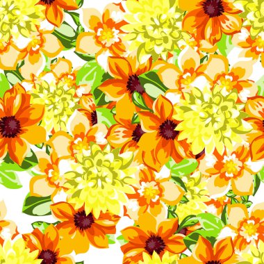 Kusursuz çiçek deseni