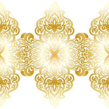 Kusursuz tek renkli süsleme deseni