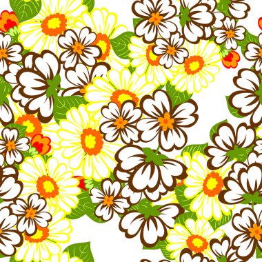 Kusursuz çiçek deseni