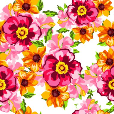 Kusursuz çiçek deseni