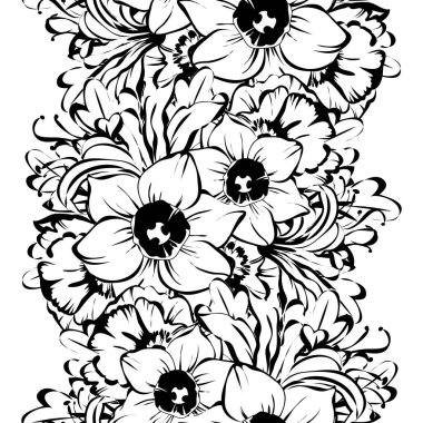 Kusursuz çiçek deseni