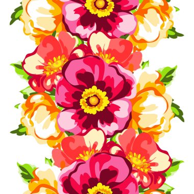 Kusursuz çiçek deseni