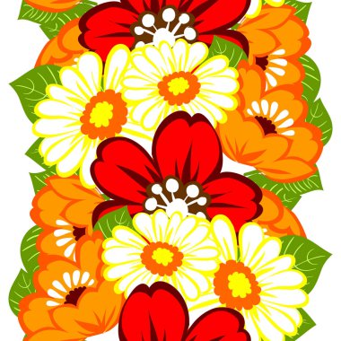 Kusursuz çiçek deseni