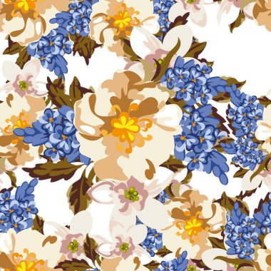 Kusursuz çiçek deseni