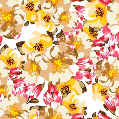 Kusursuz çiçek deseni