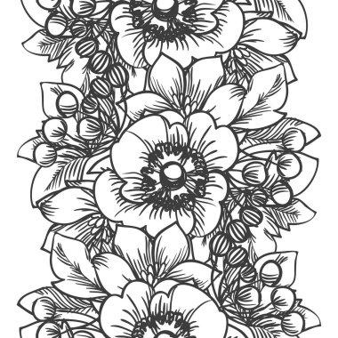 Kusursuz çiçek deseni