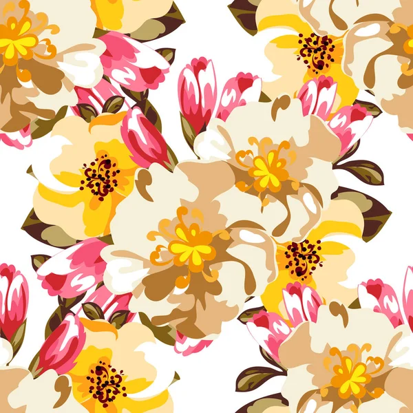 Kusursuz çiçek deseni