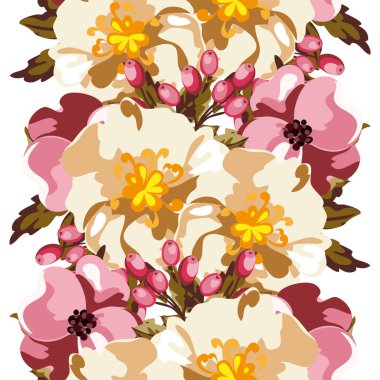 Kusursuz çiçek deseni