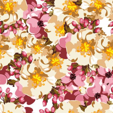 Kusursuz çiçek deseni