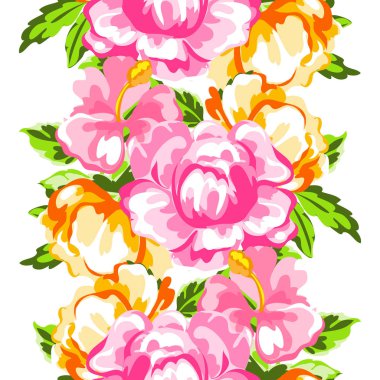 Kusursuz çiçek deseni