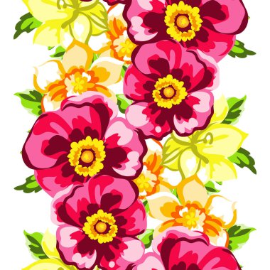 Kusursuz çiçek deseni