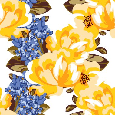 Kusursuz çiçek deseni