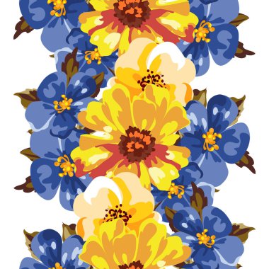 Kusursuz çiçek deseni