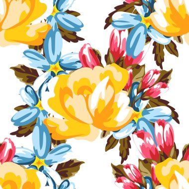 Kusursuz çiçek deseni