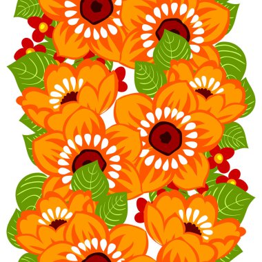 Kusursuz çiçek deseni