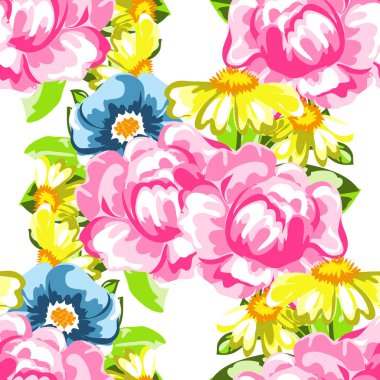 Kusursuz çiçek deseni