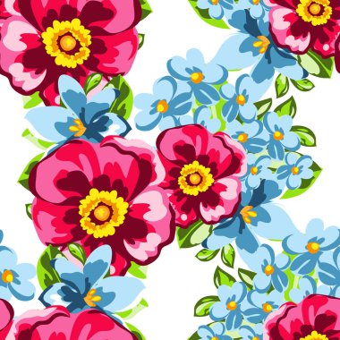 Kusursuz çiçek deseni