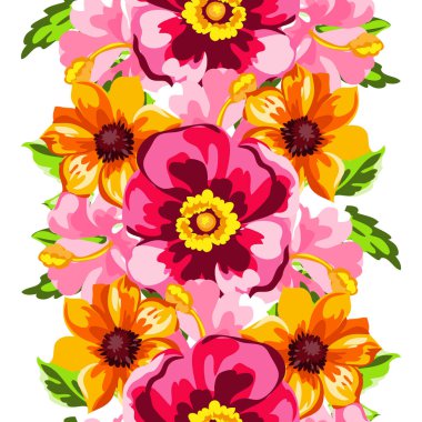 Kusursuz çiçek deseni