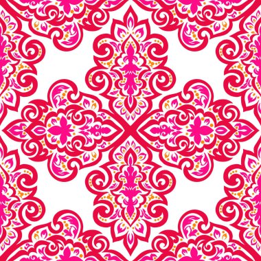 Kusursuz tek renkli süsleme deseni