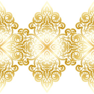 Kusursuz tek renkli süsleme deseni