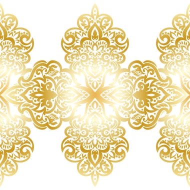 Kusursuz tek renkli süsleme deseni