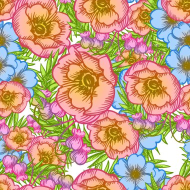 Kusursuz çiçek deseni