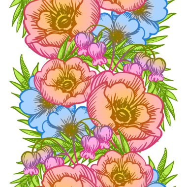 Kusursuz çiçek deseni