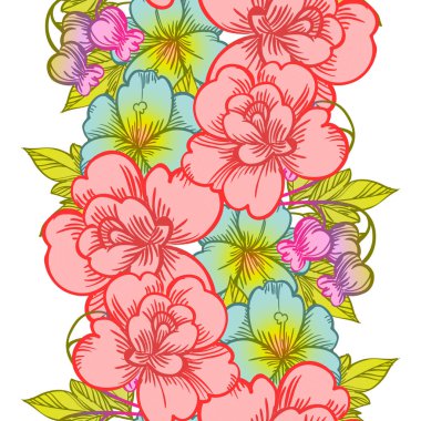 Kusursuz çiçek deseni