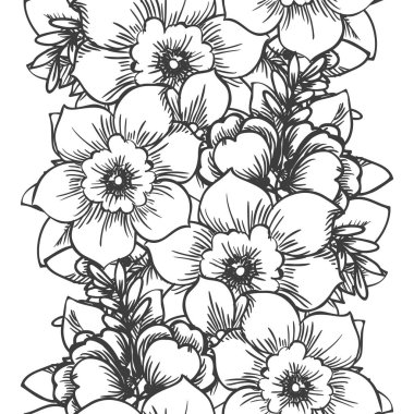 Kusursuz çiçek deseni