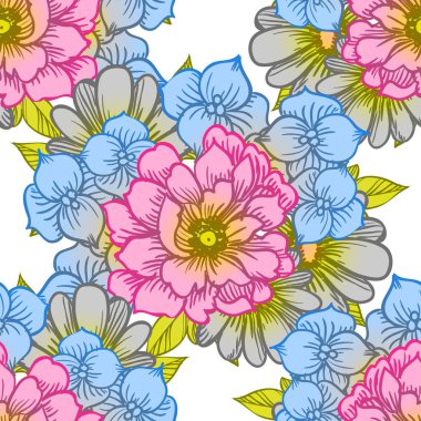 Kusursuz çiçek deseni