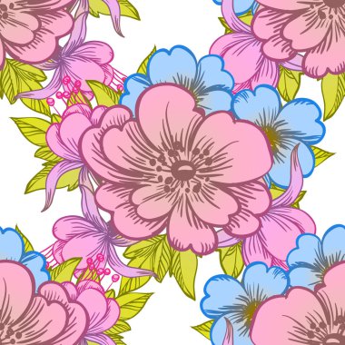 Kusursuz çiçek deseni